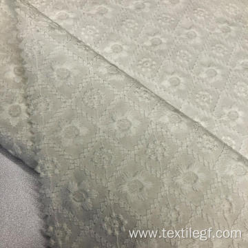 White Embroidery Fabric -027